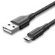 VENTION - Vention Cable USB 2.0 CTIBF/ USB Macho - MicroUSB Macho/ 1m/ Negro - CTIBF